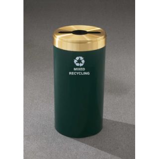 Glaro, Inc. RecyclePro Recycling Receptacle M 42 HG BE MIXEDRECYCLING Size 3