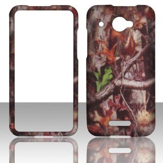 2D Camo Trunk V HTC DROID DNA 4G LTE X920E Verizon Hard Case Snap on Hard Shell Protector Cover Phone Hard Case Case Cover Faceplates Cell Phones & Accessories