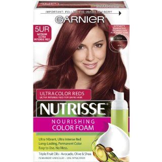 Garnier Nutrisse Nourishing Color Foam, 5UR Medium Ultra Intense Red  Hair Styling Foams  Beauty