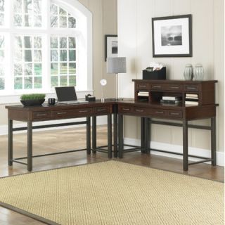 Home Styles Cabin Creek L Shape Desk Office Suite 5411 1527