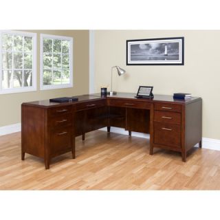 Martin Home Furnishings Concord Corner Desk with Return CD684L
