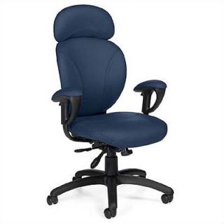Global Total Office High Back Leather Synchro Tilter Office Chair 2050L 1