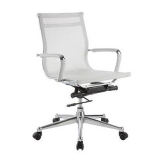 DMi Low Back Pantera Metal and Nylon Office Chair 6031 81B Finish White