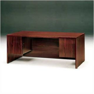 High Point Furniture Bravo Panel 72 W Double Pedestal Office Computer Desk B