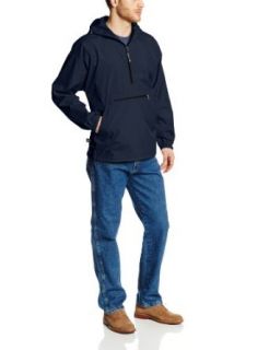 Charles River Apparel Men's Pack N Go Windbreaker Pullover at  Mens Clothing store