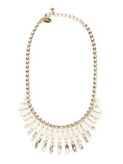 Crystal & Resin Bib Necklace by Cara Couture Jewelry