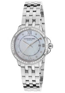 Raymond Weil 5391 STS 00995  Watches,Womens Diamond Tango White MOP Dial Stainless Steel, Luxury Raymond Weil Quartz Watches