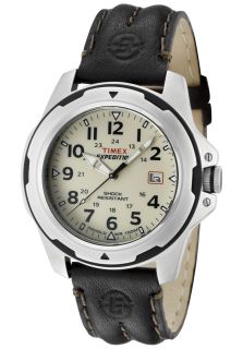 Timex 49261  Watches,Mens Rugged Field Ivory Dial Brown Leather, Casual Timex Quartz Watches