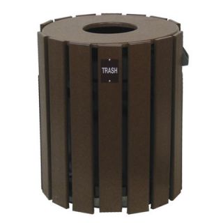 Eagle One 20 Gal.Trash Container T171 Color Brown
