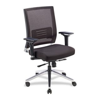 Lorell Mid Back Executive Chair with Swivel LLR90039 Material Leather Back /