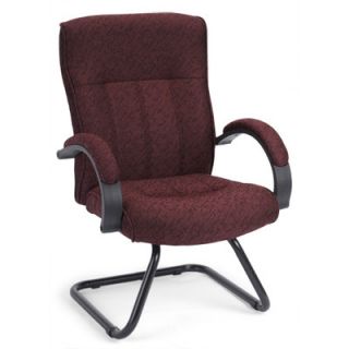OFM Reception Chair 455 Fabric Burgundy