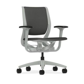 HON Purpose Mid Back Task Chair HONRW101 Frame Finish Platinum, Color Iron Ore
