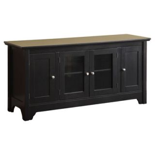 Home Loft Concept 52 TV Stand W52C4DOWB Finish Matte Black