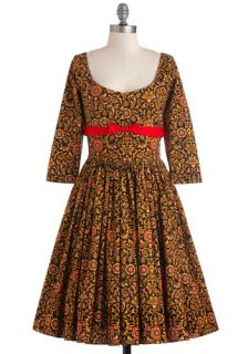 Bernie Dexter Tulip Tea Party Dress in Flourishes  Mod Retro Vintage Dresses