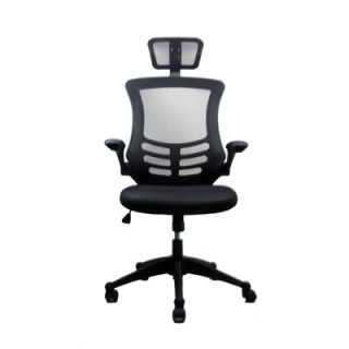 Techni Mobili High Back  Executive Chair with Headrest RTA 80X5 BK / RTA 80X5