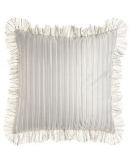 Striped European Sham with Ruffle   Isabella Collection by Kathy Fielder