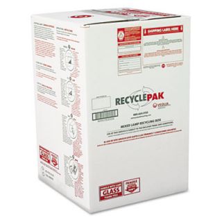 RECYCLEPAK Prepaid Recycling Container Kit for Mixed Lamps, 16w x 16d x 25h B