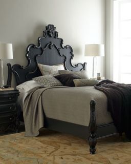 Nicolette Black Queen Bed
