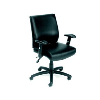 Boss Office Products Mid Back Caressoft Executive Chair B706 XX Seat Slider 