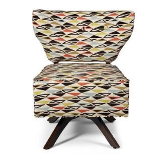 BKind3 by Lazar Sass Triad Fabric Slipper Chair 90404SW T Color Nutmeg