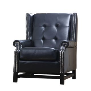 Abbyson Living Anders Bycast Leather Chair HS SF 3000 BLK_