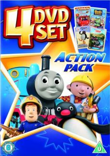 Action Pack (Pingu / Thomas / Fireman Sam / Bob the Builder)      DVD