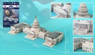 US Capitol Building 3D Puzzle, 132 Pieces Toys & Games