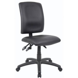 Boss Office Products Budget High Back Task Chair without Arms B3045 Arms Not