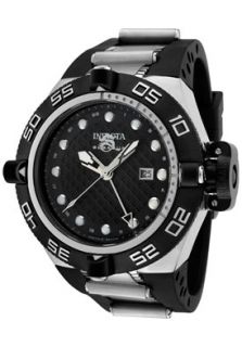 Invicta 1153  Watches,Mens Subaqua GMT Black Dial Black Rubber, Casual Invicta Quartz Watches