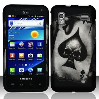 For AT&T Samsung i927 Captivate Glide Accessory   Spade Skull Hard Case Proctor Cover Cell Phones & Accessories