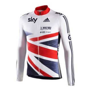 Adidas British Cycling Team Ls Jersey   2013      Sports & Leisure