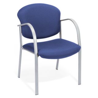 OFM Mid Back Contract Office Chair with Arm 414 Seat Finish Ocean Blue Fabric