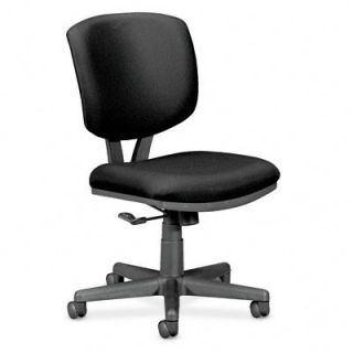 HON Mid Back Polyester Task Chair HON5701GA10T Fabric Black, Tilt Not Included