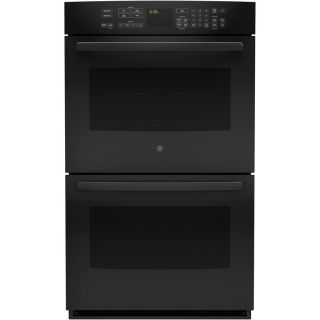 GE Profile Self Cleaning with Steam Convection Double Electric Wall Oven (Black) (Common 30 in; Actual 29.75 in)