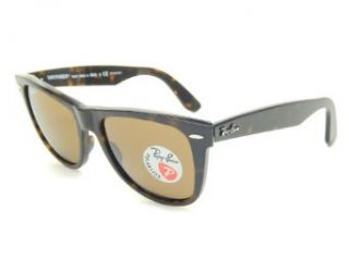 Ray Ban RB2140 Wayfarer 902/57 Tortoise/Polarized Brown 54mm Sunglasses Clothing