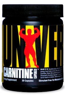 Universal Nutrition Carnitine 500mg, 30 Count Health & Personal Care