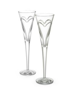 Two Wishes, Love, & Romance Flutes   Waterford Crystal