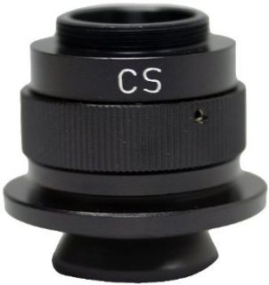 National Optical 930 161V Video C Mount Adapter with 0.5X Lens, For 161 Dual Head Compound Oil Immersion Microscope