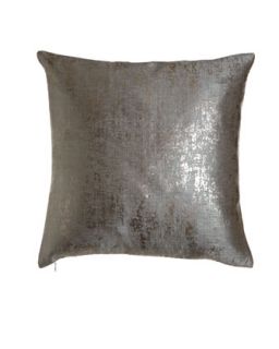 Distressed Metallic Pillow, 18Sq.   Donna Karan Collection