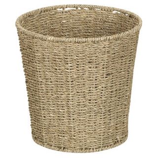 Seagrass Waste Basket   Natural