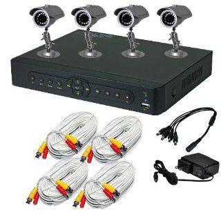 LTS LTD904TDK 4 Camera H.264 Realtime DVR Security System with 500GB and iPhone/Mobile Phone/IE/Apple Safari Live View