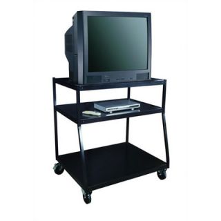 Sandusky Wide Body TV Monitor Cart IF30403244 09 Size 44 H x 32 W x 27.5 D