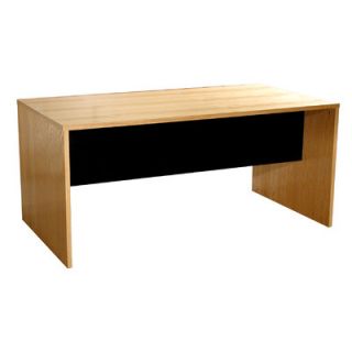 Rush Furniture Modular Real Oak Wood Veneer 67 W Panel Office Desk 7490001
