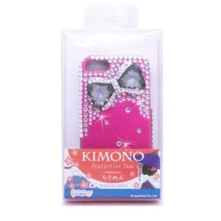 Aimo Wireless IPH5PC3D SD905 3D Premium Stylish Diamond Bling Case for iPhone 5   Retail Packaging   Hot Pink Bow Tie Cell Phones & Accessories