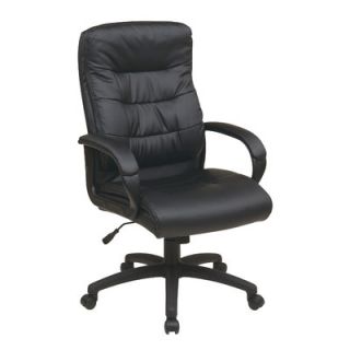 Office Star High Back Executive Chair with Padded Arms FL7480 U6