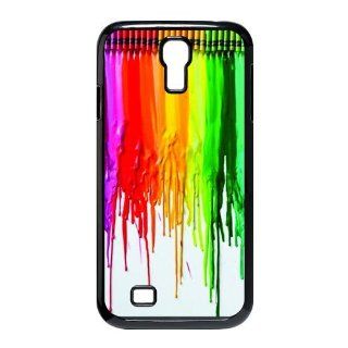 Dripping colors crayon Hard Snap on Case Cover for Samsung Galaxy S4 I9500 Hard Universal Cell Phones & Accessories
