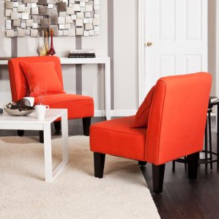 Holly & Martin Purban Slipper Chairs UP1013 / UP1017 Color Red/Orange