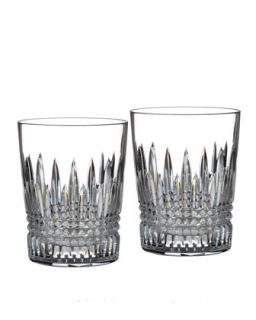 Two Lismore Diamond Tumblers   Waterford Crystal