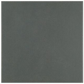 Somertile 7.75x7.75 in Thirties Black Ceramic Floor And Wall Tile (case Of 25)