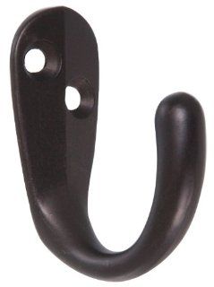 The Hillman Group 592611 Clothes Hook Bronze 2 Pack